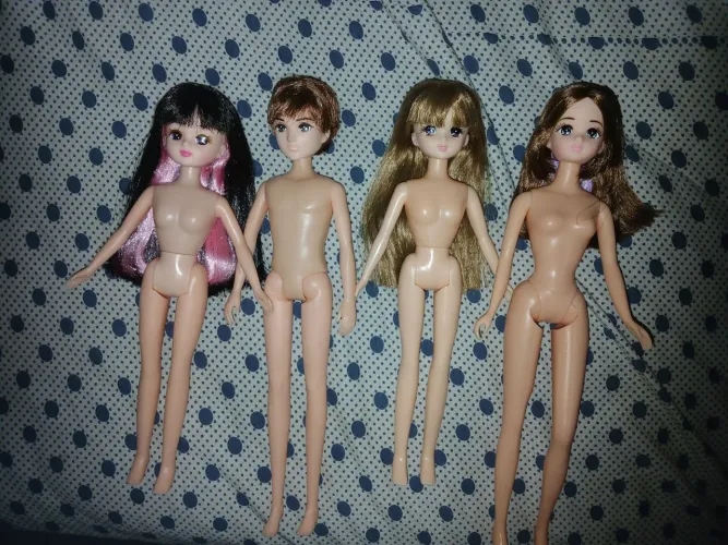 Boneca Licca Chan Takara Tomy - Lote com 4 Bonecas Licca