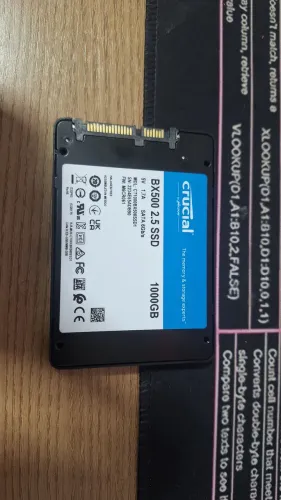 SSD Crucial BX500 1TB SATA 2.5" ? 540MB/s | Deixa seu PC/Notebook voador