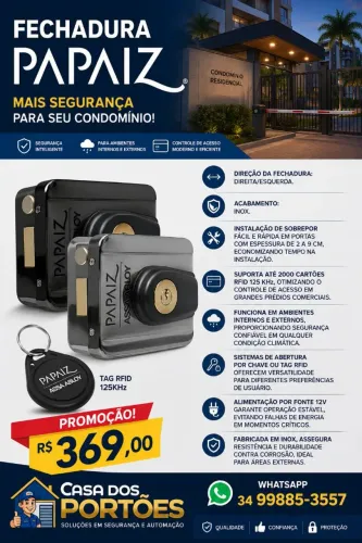 Fechadura com Tag para comdominios