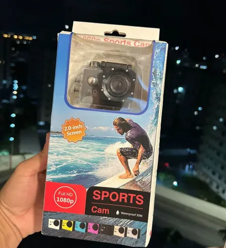  Câmara para capacete Sport cam