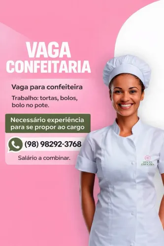Vaga confeiteira
