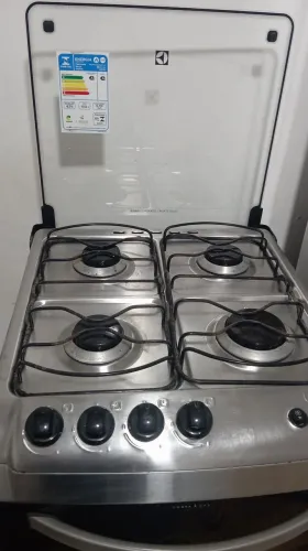 Fogão Eletrolux mesa inox 4 bocas