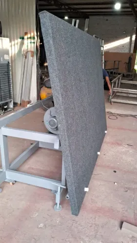 Mesa corte vidro basculante com. Colchão de ar meia chapa 160x220 novo direito da fábrica