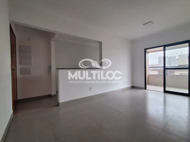 Apartamento para Aluguel na Praia Grande (Guilhermina)  2 Dorms, 1 Suíte, 1 Vaga