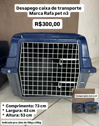 Vendo caixas de transporte