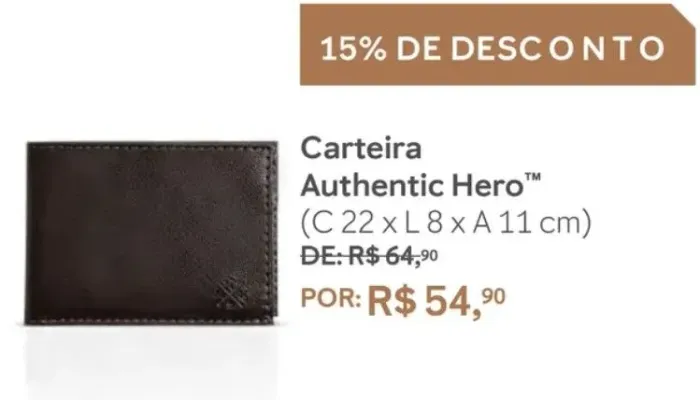 Cateira masculina MARY KAY