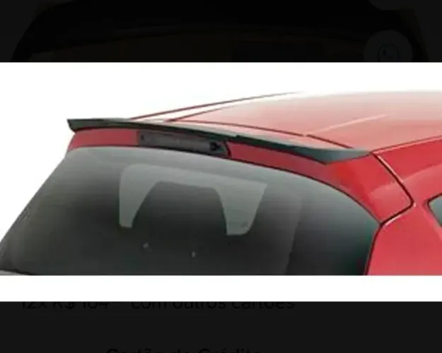 Aerofólio original Ford ka ST 2008/2013 Black piano
