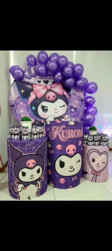 Kit 4 capas tema Kuromi