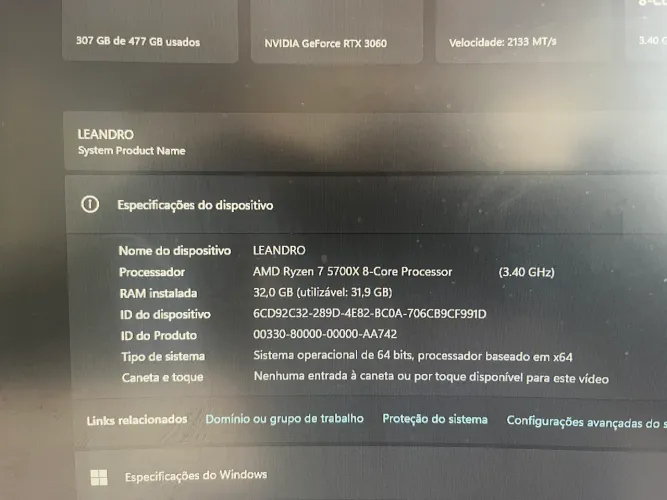 Processador AMD Ryzen 7 5700X