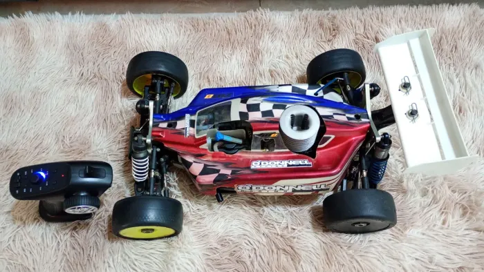 Automodelismo buggy pro 1/8 odonnel motor glow 21
