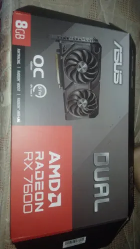 placa de vídeo gamer rx 7600 8 GB