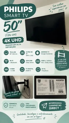 TV 50 polegadas completa 