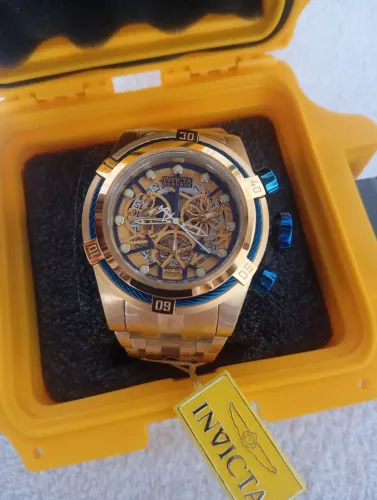 Relógio invicta Bolt Zeus Skeleton, linha Premium AAA 100% funcional 