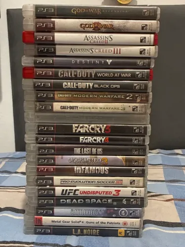 Jogos PS3 originais - The Last of Us, God of War, Uncharted, Far Cry etc