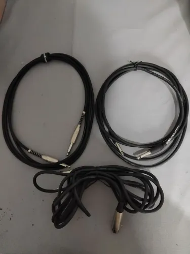 Cabos para Instrumentos e Microfone