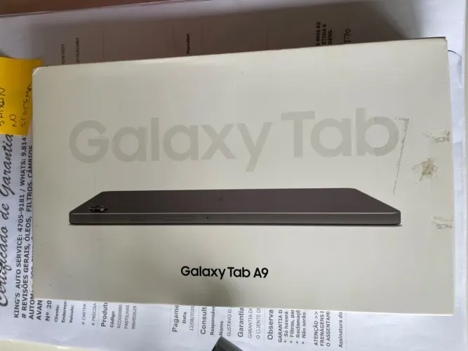 Tablet Galaxy A9 128 Gb com case