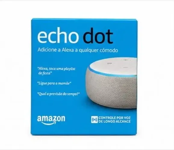 Echo dot Alexa Amazon Semi-nova (Branca)