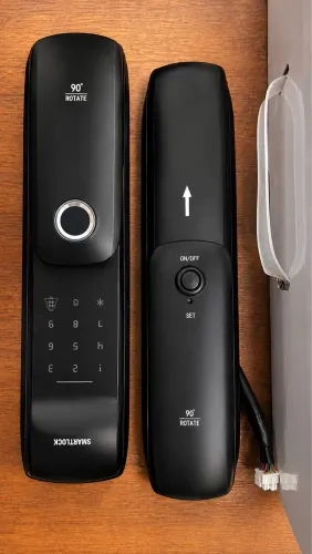 Fechadura eletrônica NFC, senha , chave , biometria