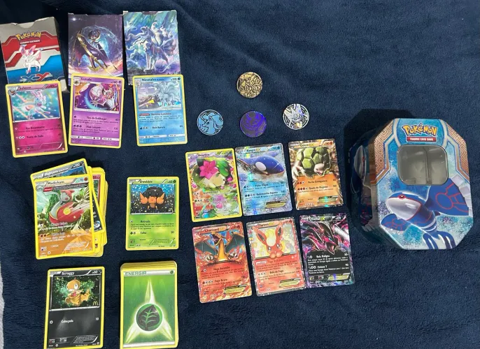Coleção Pokémon TCG - Cartas EX, Mega EX, Charizard e mais!