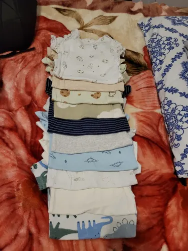 Kit 10 bodies bebê carters 18 meses