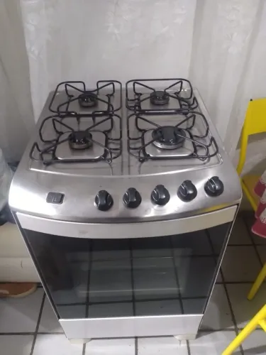 Fogão 4 bocas Brastemp elétrico