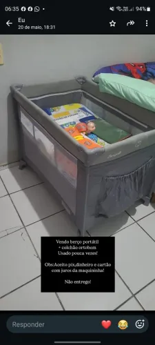 Berço portátil
