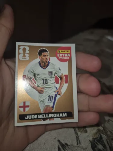 Figurinha Extra Sticker Jude Bellingham Copa do Mundo 2026 Rara Panini