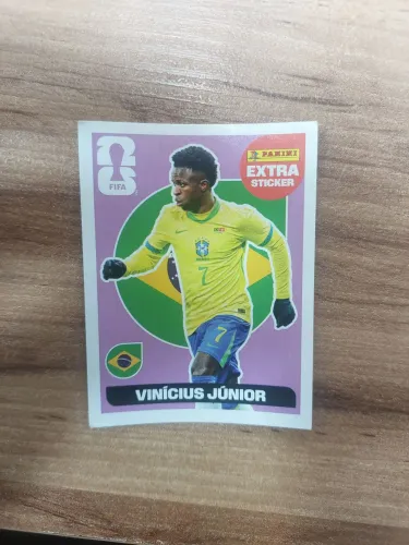 VENDO FIGURINHA EXTRA STICKER - VINICIUS JUNIOR