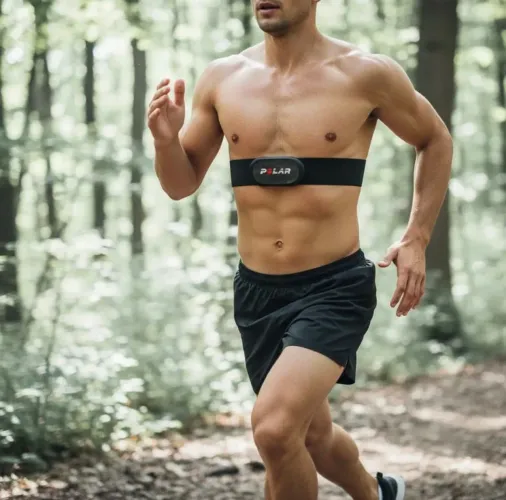 Cinta Peitoral com Frequência Cardíaca Polar