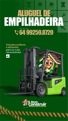 Aluguel de Empilhadeira em Caldas Novas GO