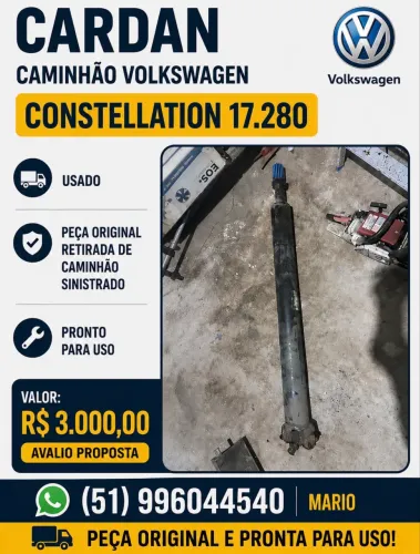 Cardan caminhão volks 17.280