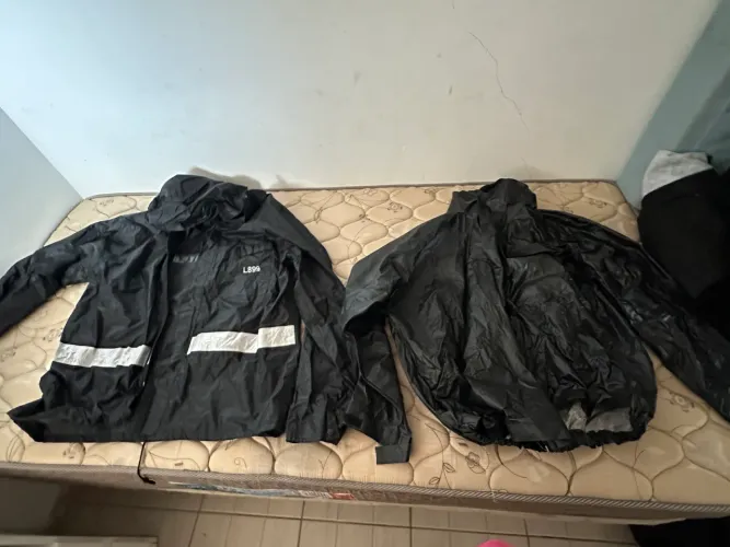 Jaqueta de chuva para motociclista
