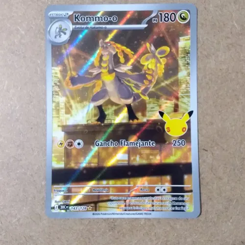 Kommo-o full art 30 anos - pokémon card game