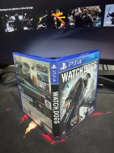 Watch Dogs 1 - PS4  (CONTEM DANO NA CAIXA, MAS O JOGO FUNCIONA)