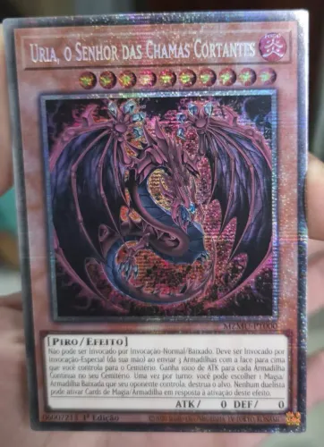 Card Yugioh Uria, o Senhor das Chamas Cortantes Starlight Rare