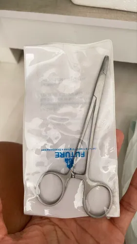 Porta Agulha Mayo Hegar 14 Cm Aço Inox Alta Precisão Premium