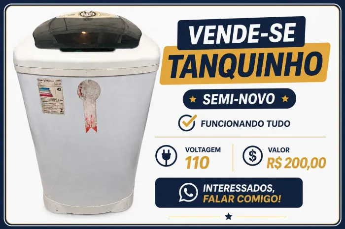 Tanquinho em ótimo estado