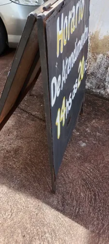 Placa de ferro para propagandas