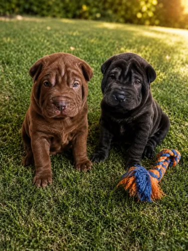 Sharpei fofinhos