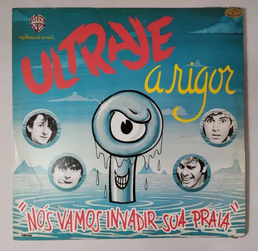 LP Disco de Vinil Ultraje A Rigor - Nós Vamos Invadir Sua Praia - Rock Brasil Encarte