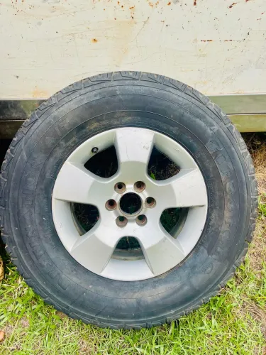 Roda de Frontier com pneu