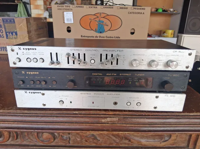 Tuner cygnus, PA 400 ,pre amplificador cygnus, tudo funcionando