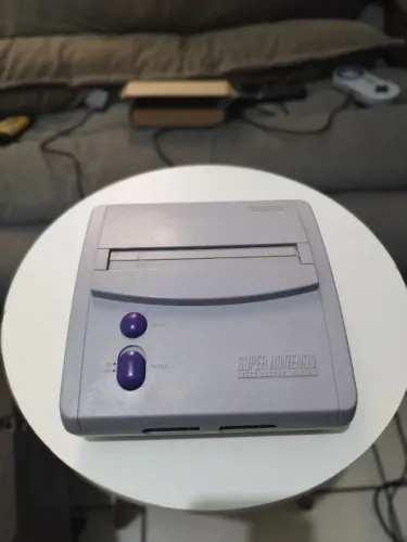 Super Nintendo baby com MOD RGB INSTALADO COMPLETO 