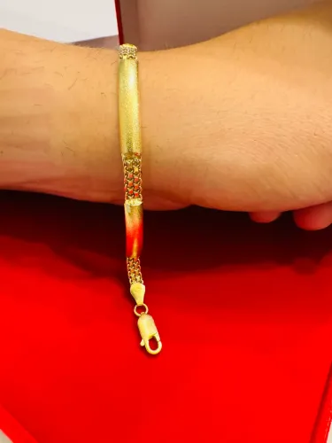 Pulseira em ouro 18 750 mista