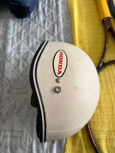 capacete honda classico - retro