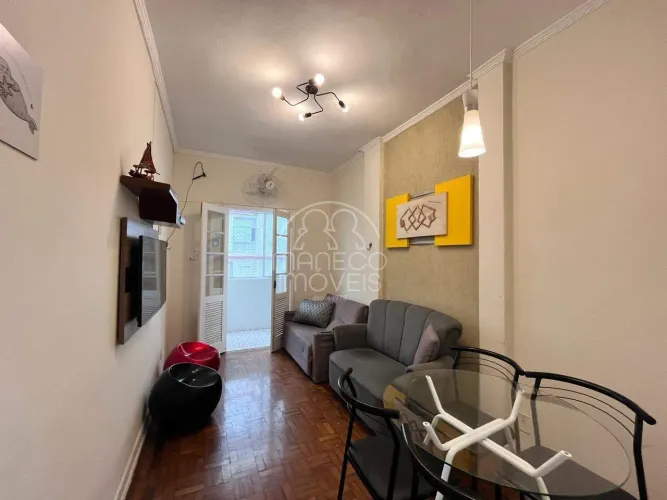 APARTAMENTO PARA LOCAÇÃO MOBILIADO- NA QUADRA DA PRAIA-CANAL 01-SANTOS