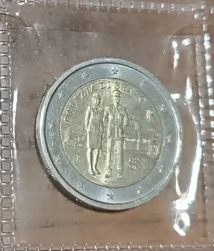 Moeda italiana 2 euro coleção