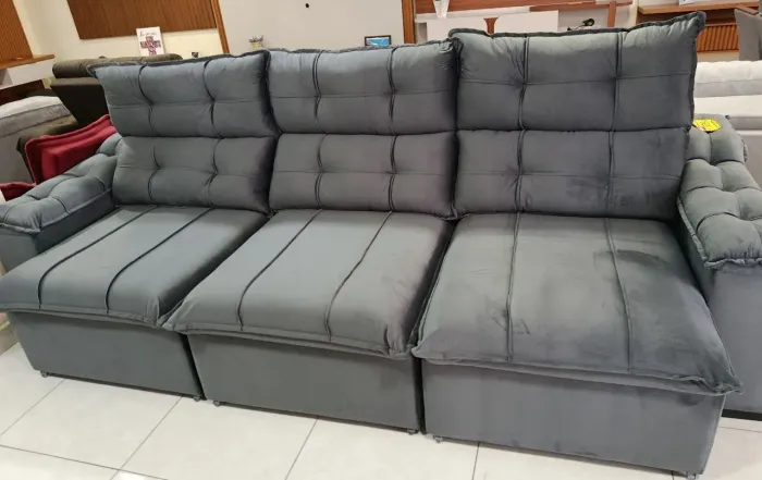 Sofás retrátil e reclinável