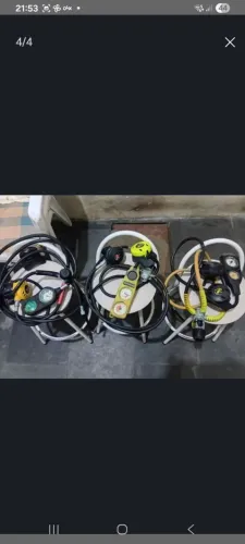 3 Reguladores de Ar para mergulho