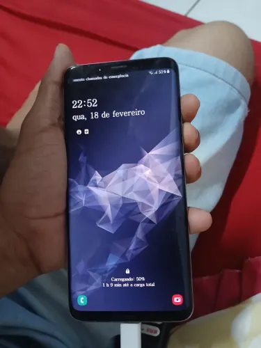 S9 + plus trincado mais funcionando norm